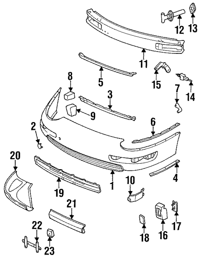 99350538600 - Body: Protect Bar Bracket for Porsche Image