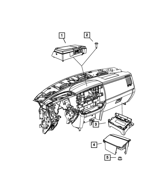 Keys, Modules and Engine Controllers for 2013 Ram 1500 #4