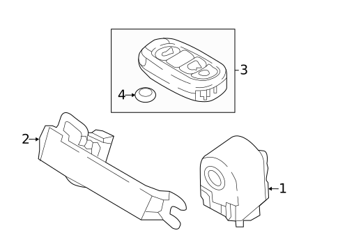 Keyless Entry Components for 2022 Hyundai Accent #0