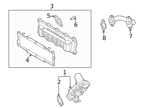 EGR System for 2022 Hyundai Sonata #0
