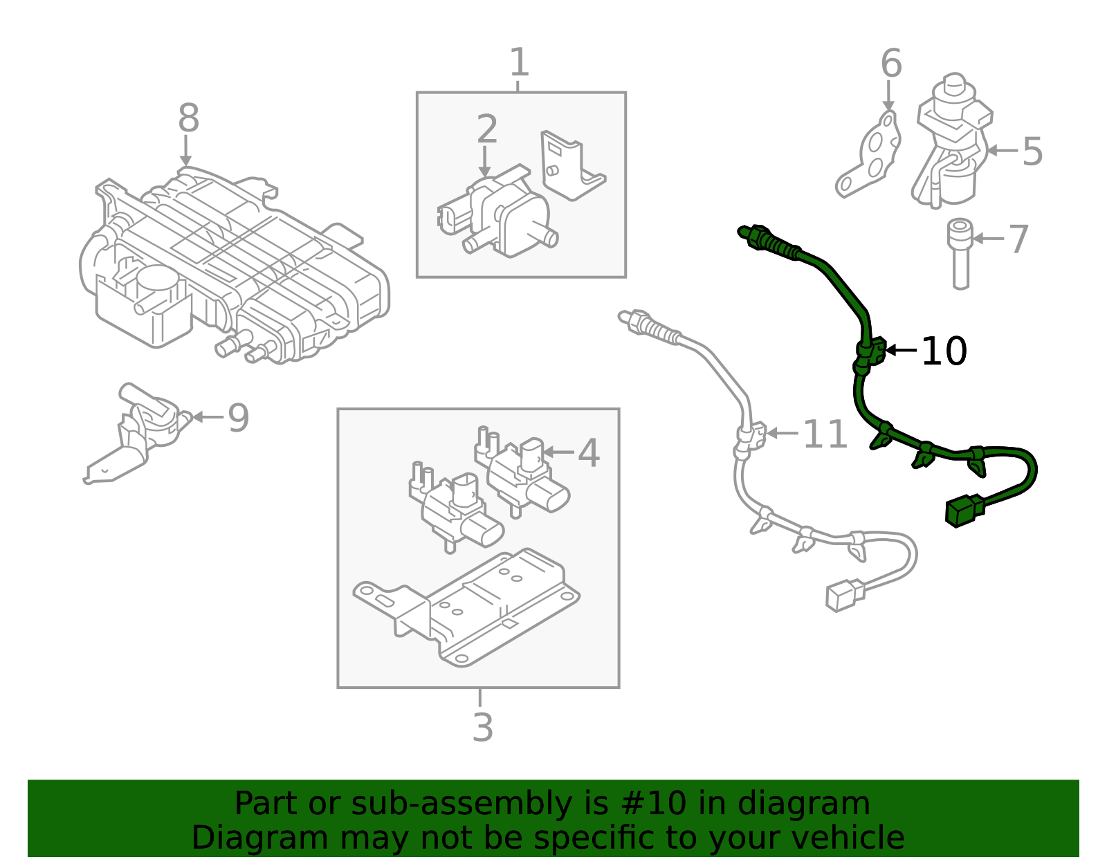 L518-18-8G1A - Oxygen Sensor - 2009-2013 Mazda 6 | Mazda Swag