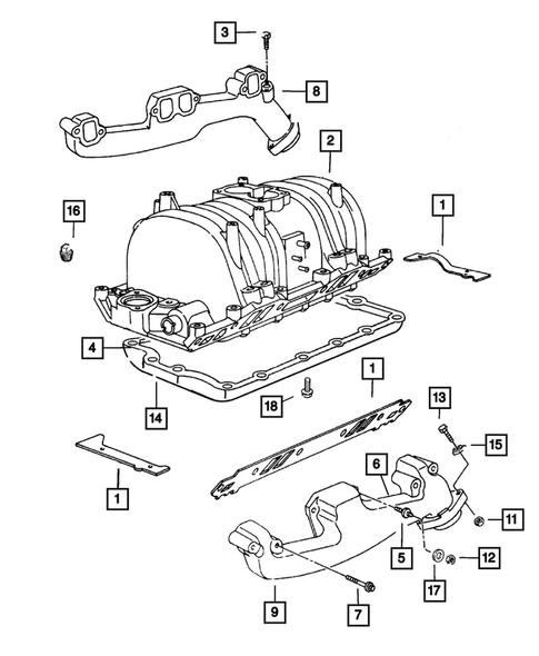 Manifolds for 2002 Dodge Ram 1500 #0