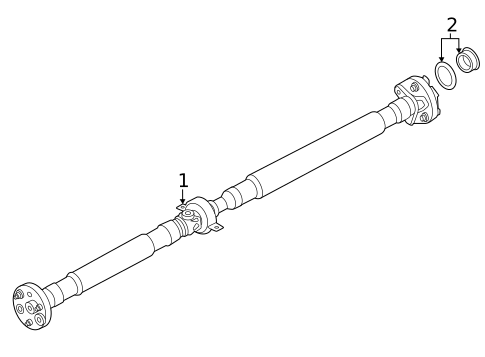Drive Shaft for 2022 BMW M440i xDrive Gran Coupe #1