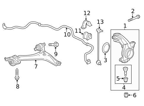 Suspension Components for 2017 Honda Accord #2