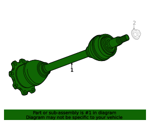 2023-2026 GM Axle Assembly 85697036 GM | GMPartsDirect.com