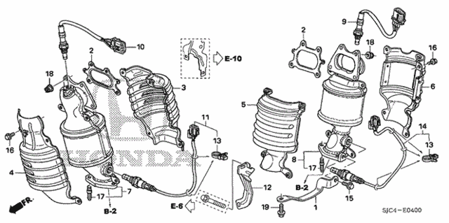 Converter (1) for 2007 Honda Ridgeline #0