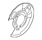 34208094317 - : Backing Plate for BMW Image
