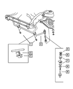 52038455 - Front Suspension &amp; Drive: Front Sway Bar for Mopar Image