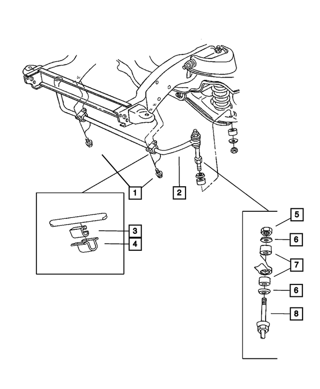 6101687 - Front Suspension &amp; Drive: Hex Lock Nut for Mopar Image