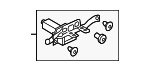 3Q0959111 - Body: Adjust Motor for Audi Image