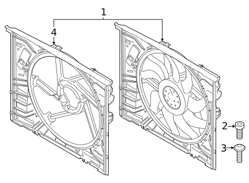 Cooling Fan for 2021 BMW Z4 #0