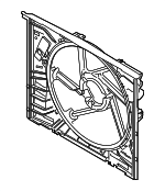 17428477381 - Cooling System: Shroud for BMW: 430i, 430i Gran Coupe, 430i xDrive, 430i xDrive Gran Coupe, iX, M2, M240i, M240i xDrive, M340i, M340i xDrive, M440i, M440i Gran Coupe, M440i xDrive, M440i xDrive Gran Coupe, Z4 Image