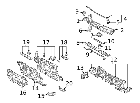 Cowl for 2009 Toyota Matrix #0