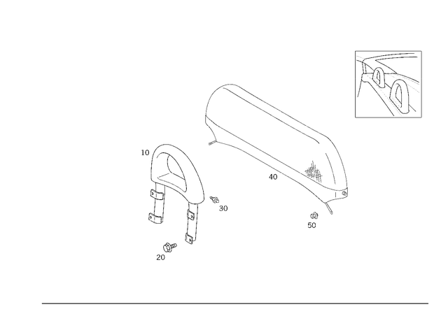 949902910 - Driver Seat: Hexagon Head Bolt for Mercedes-Benz Image image