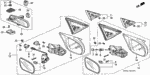 93600050200A - Interior/Bumper: SCREW, FLAT (5X20) for Honda Image