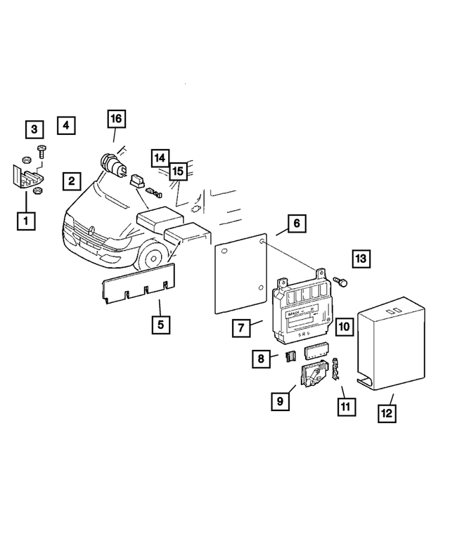 5120412AA - : Insulator Cover for Mopar Image
