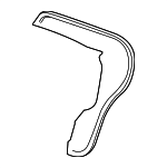 74440STXA00 - Body: Weatherstrip for Acura: MDX Image