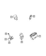 68206633AA - Electrical: Valve Stem Cap Kit for Ram: 3500 Image