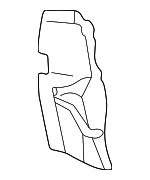 3B0868474A - Body: Impact Pad for Volkswagen: Passat Image