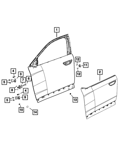 Front Door for 2025 Jeep Wagoneer S #1