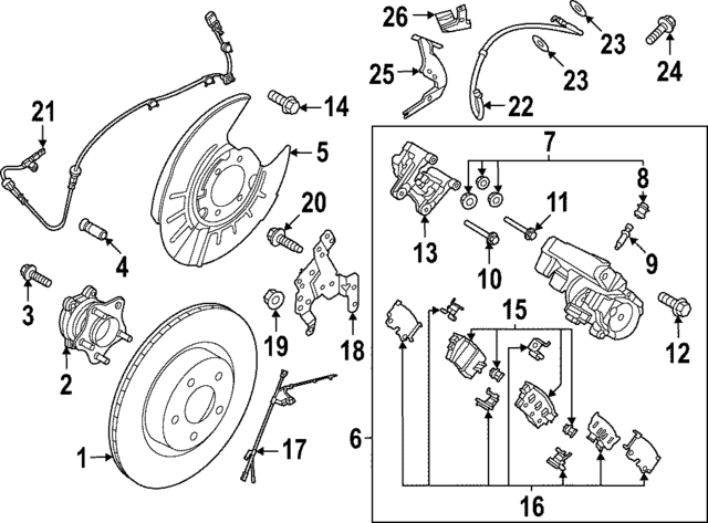 D40606TA1A - Brakes: Brake Pads for Nissan: ARIYA Image