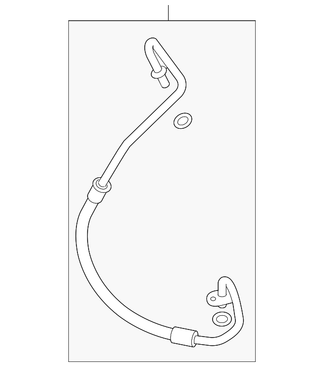 Discharge Hose - Nissan (92490-6MA0A)
