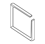 5Q0820061B - HVAC: Evaporator Assembly Gasket for Audi: A3, A3 Quattro, A3 Sportback e-tron, Q3, RS3, S3 Image