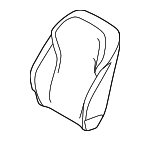 52105A1AFA5 - Body: Seat Back Cover for BMW: 330e, 330e xDrive, 330i, 330i xDrive, 430i Gran Coupe, 430i xDrive Gran Coupe, M340i, M340i xDrive, M440i Gran Coupe, M440i xDrive Gran Coupe, X3, X4 Image