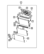 68184616AD - : Cooling Module for Mopar Image