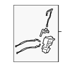 81410B1000 - Body: Lock Assembly for Hyundai Image