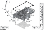 11137539009 - Engine: Oil Pan Upper Part for BMW Image