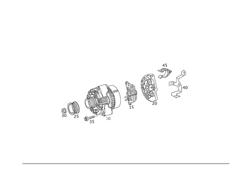 Alternator for 2012 Mercedes-Benz G550 #0
