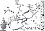 17227594466 - : Bracket, Oil Cooler Line for BMW Image