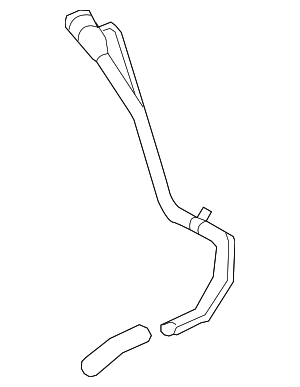 2010-2012 Chevrolet Malibu Fuel Tank Filler Pipe 20823196 GM ...