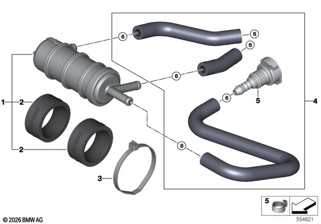13538569876 - Fuel System: Set Fuel Filter -  for BMW-Motorrad Image