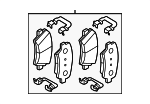 58101T1A00 - : Brake Pads for Hyundai Image