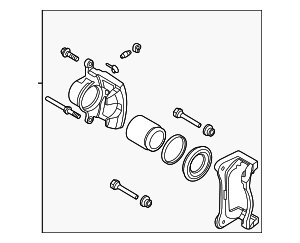 58310T1A70SBK - : Disc Brake Caliper for Hyundai Image