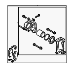 58130T1210SBK - : Disc Brake Kit for Hyundai Image