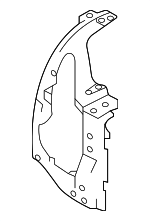 LR186688 - Body: Side Support for Land Rover: Defender 110, Defender 130, Defender 90 Image