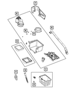68470548AA - Electrical: Vacuum Reservoir for Mopar Image