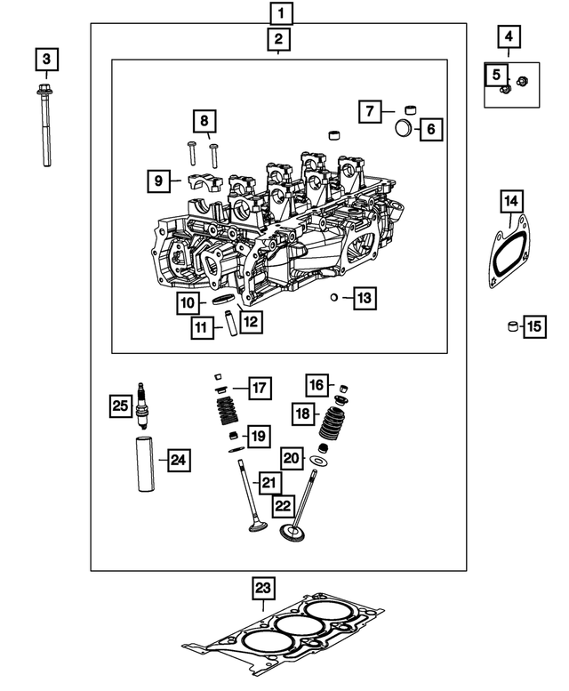 5184167AB - Engine: Valve Spring Seat for Mopar Image