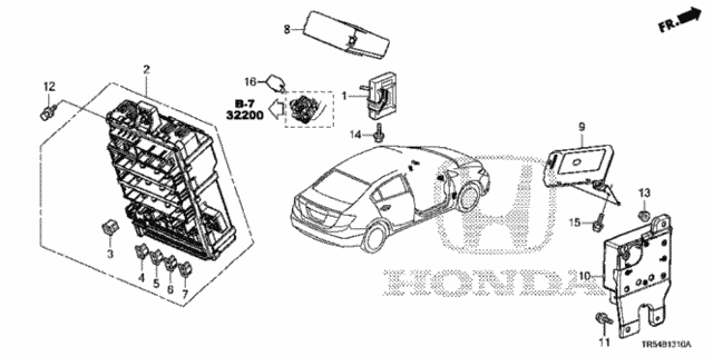 Control Unit (Cabin) (1) for 2012 Honda Civic #0