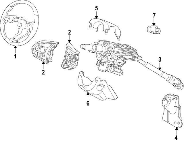 78502TYBA12ZB - Steering: Steering Wheel for Acura Image
