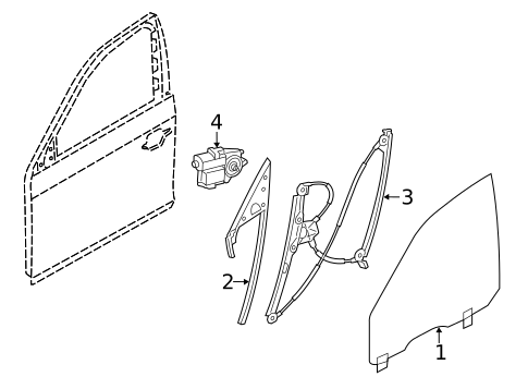 Front Door for 2015 BMW 535i GT xDrive #0