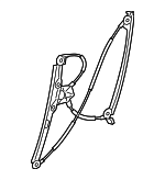 51337197919 - Body: Window Regulator for BMW: 530i, 535i GT, 535i GT xDrive, 540i, 550i GT, 550i GT xDrive Image