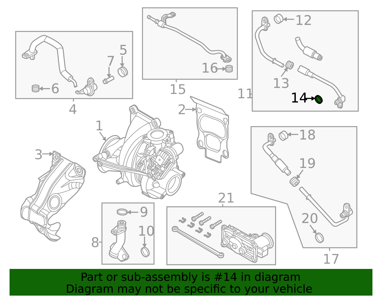 2021-2026 Ford Water Inlet Tube Gasket FT4Z-6N652-H | OEM Parts Online