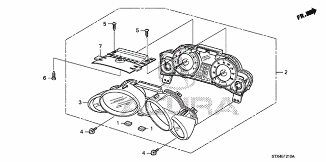 Meter Components (NS) for 2012 Acura MDX #0