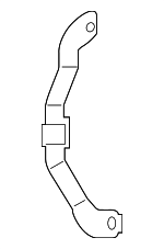 2760900241 - Cooling System: Air Tube Mount Bracket for Mercedes-Benz Image