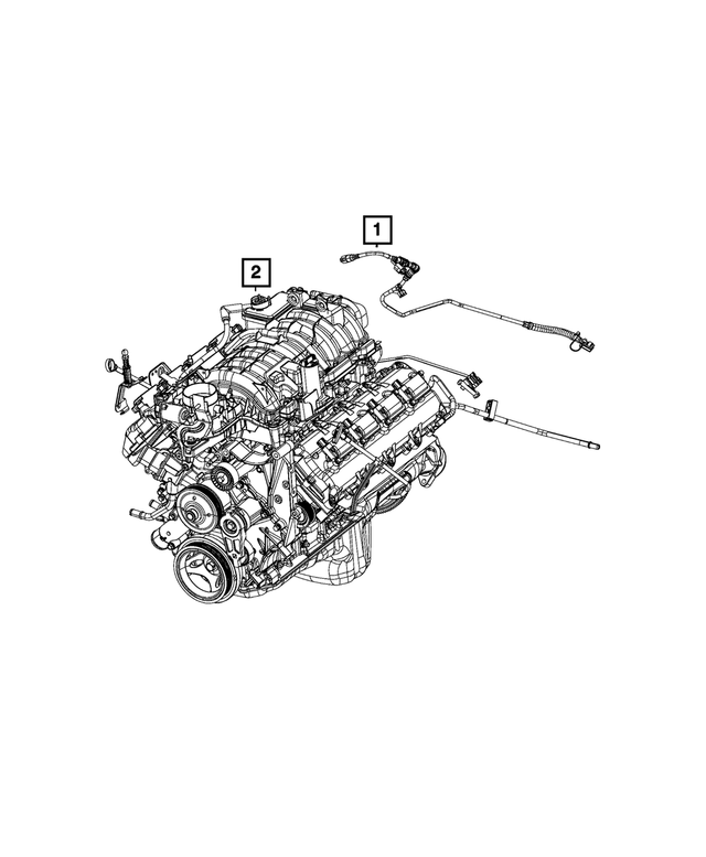 68543904AA - Electrical: Fuel Supply Tube for Mopar Image