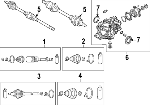 Propeller Shaft for 2024 Mazda CX-90 #0